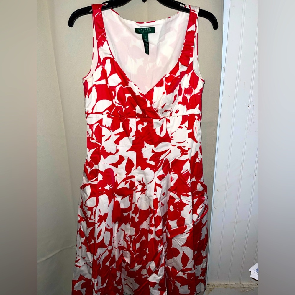 Ralph Lauren dress with pockets; size 8